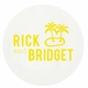 personalized letterpressed coasters palm tree by haute papier