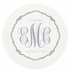 Personalized Letterpressed Coasters Traditional Custom by Haute Papier