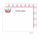 Personalized - Little Princess Flat Notes