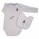 Personalized Long Sleeve Bodysuit with Picot Trim