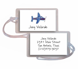 Personalized Luggage Tags - Airplane Tag