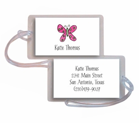 Personalized Luggage Tags - Flutter Butterfly Tag