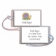 personalized luggage tags  swirly snail tag