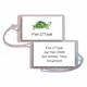 personalized luggage tags  tiny turtle tag