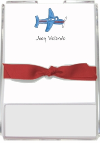 personalized memo sets - airplane