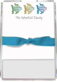 personalized memo sets - all the fish in the sea
