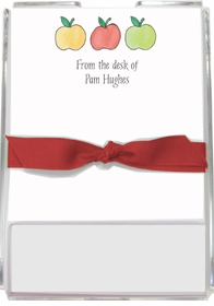 personalized memo sets - apples to apples