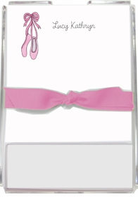 personalized memo sets - ballerina girl