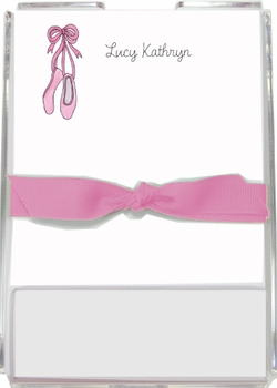 personalized memo sets - ballerina girl