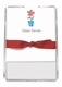Personalized Memo Sets - Blooming Red