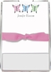 personalized memo sets  butterfly garden