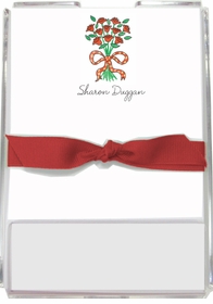 personalized memo sets - coming up roses