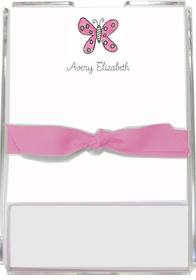 personalized memo sets - flutter butterfly