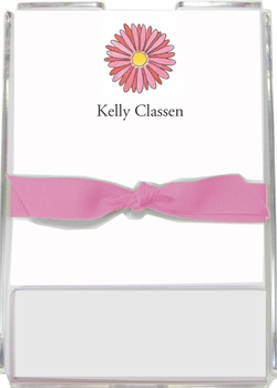 Personalized Memo Sets - Gerber Daisy