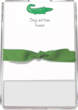 Personalized Memo Sets - Green Gator