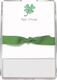 Personalized Memo Sets - Lucky Clover