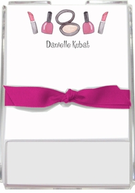 personalized memo sets - makeup madness