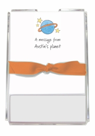 personalized memo sets - outer space