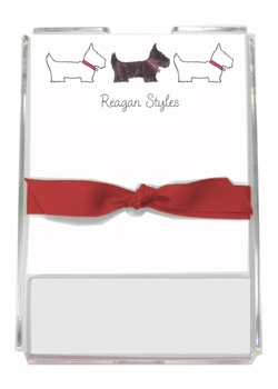 Personalized Memo Sets - Preppy Pups