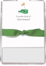 personalized memo sets - tee it up