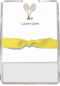 personalized memo sets - tennis pro