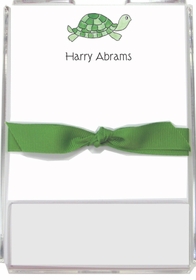 personalized memo sets - tiny turtle