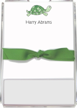 Personalized Memo Sets - Tiny Turtle