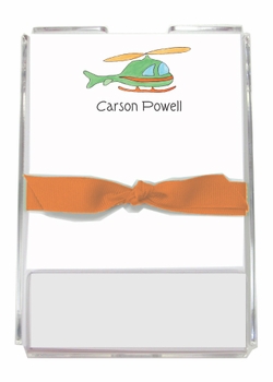 Personalized Memo Sets - Whirly Bird