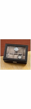 Personalized Mens Leather Watch Case
