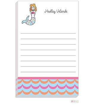 Personalized - Mermaid Notepad