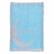 personalized metallic moon & stars blanket