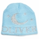personalized metallic moon & stars hat