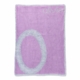 personalized metallic slanted large letter blanket