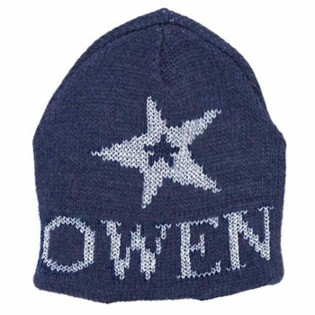 personalized metallic star on star hat