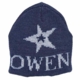 personalized metallic star on star hat with earflaps