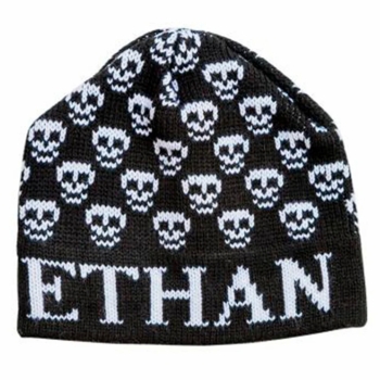 personalized mini skulls hat