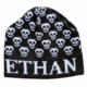 personalized mini skulls hat