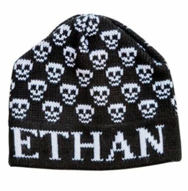 personalized mini skulls hat
