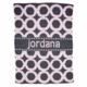 personalized modern circles blanket