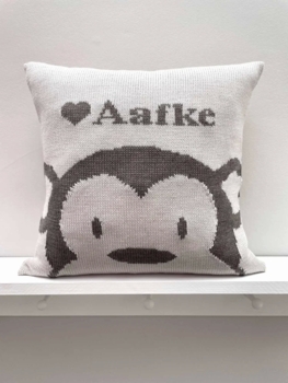 personalized monkey baby pillow