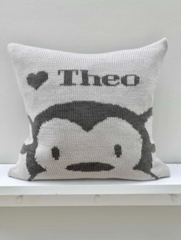 personalized monkey baby pillow