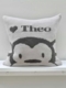 personalized monkey baby pillow