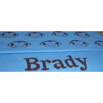 Personalized Monkey Blanket