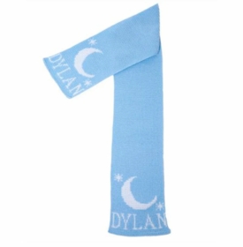 personalized moon & stars scarf