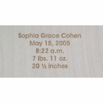 personalized name and number stool