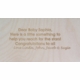 personalized name and number stool