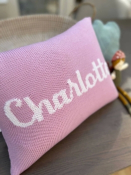 personalized name baby pillow