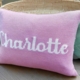 personalized name baby pillow