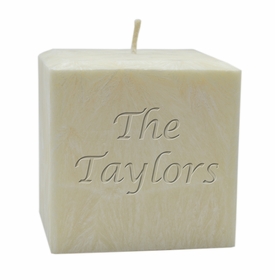 Personalized Name Candle - 4" Palm Wax