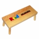 Personalized Name Puzzle Stool with Locomotive Train